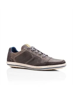 Crest Mens Leather Casual Lace Up Shoe