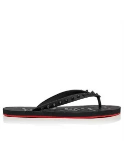 Christian Louboutin LOUBI BLACK FLIP FLOP