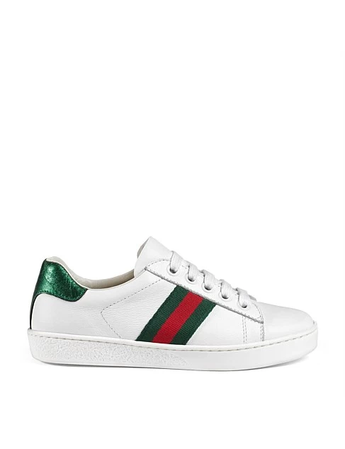 Gucci Children's Ace Leather Sneaker