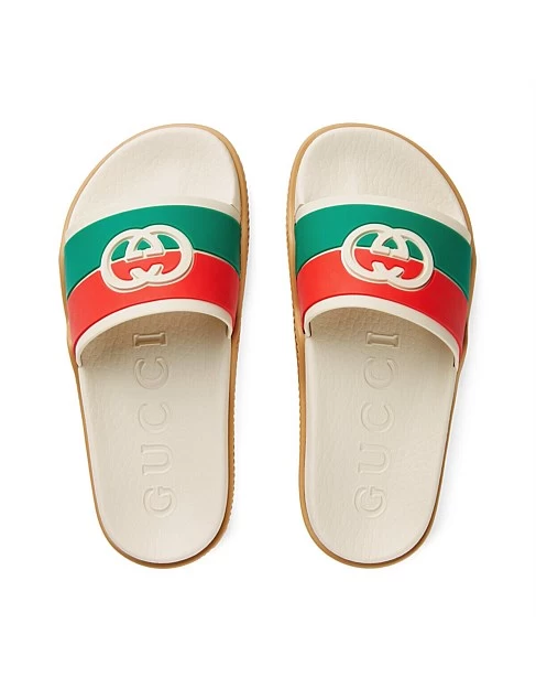 Gucci Children's Interlocking G Slide Sandal 3 Gucci Children's Interlocking G Slide Sandal - Image 3