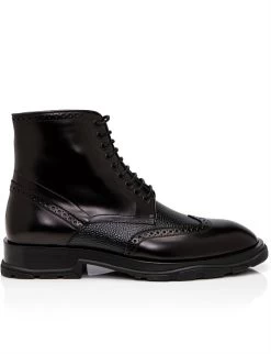 Alexander McQueen TREAD SLIM LACE-UP BOOT